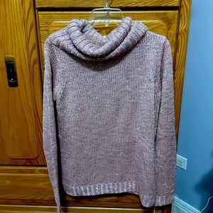 Sequin soft pink L sweater from Liz Claiborne